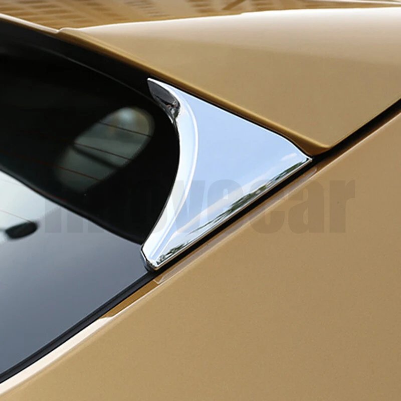 

Car ABS Chrome 2Pcs Rear Window Tailgate Spoiler Trims Cover Fit for Nissan Qashqai J11 2014 2015 2016 2017 2018 2019