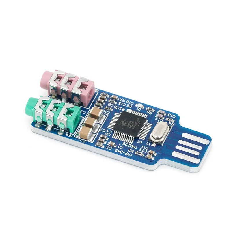 CM108 USB-накопитель бесплатно звуковая карта для ноутбука компьютера внешний