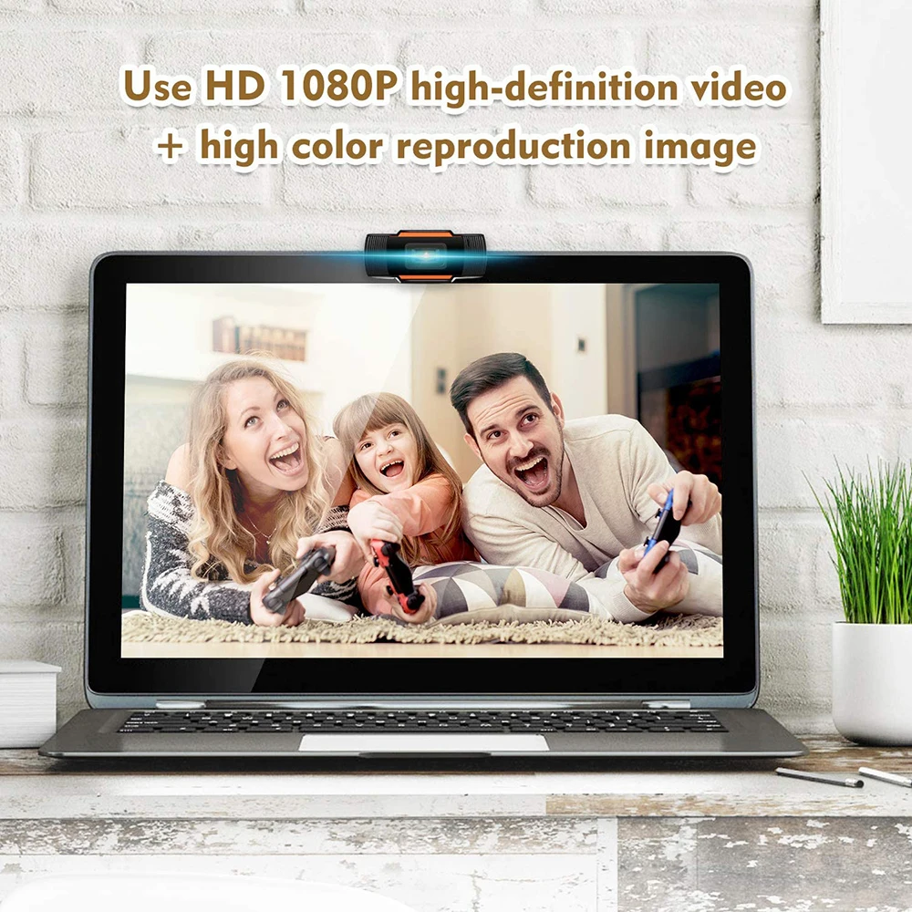 2020 USB2.0 компьютерная веб камера HD 1080P вращающаяся с шумоподавлением Микрофон