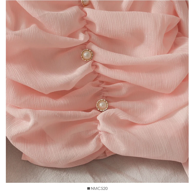 

Women Summer Blouse Fashion Tops Flare Sleeve Slim-Fit Sexy Short Shirt Female Korean Blouses 2021 Clothing