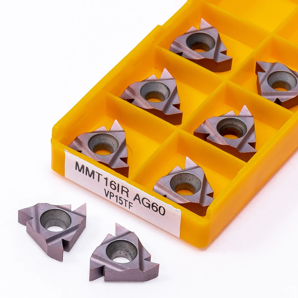 Фреза токарная MMT16IR AG60 VP15TF UE6020 US735 твердосплавный инструмент для резки алюминия -