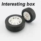 Резиновая модель автомобильной шины 1:20, креативный робот сделай сам с дистанционным управлением, автомобильные аксессуары, ступица игрушечного колеса
