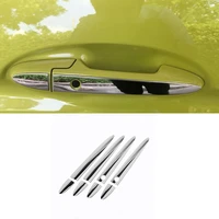 stainless steel for honda fit jazz 2014 2015 2016 2017 2018 car body styling cover handrail door handle accessories 8pcs