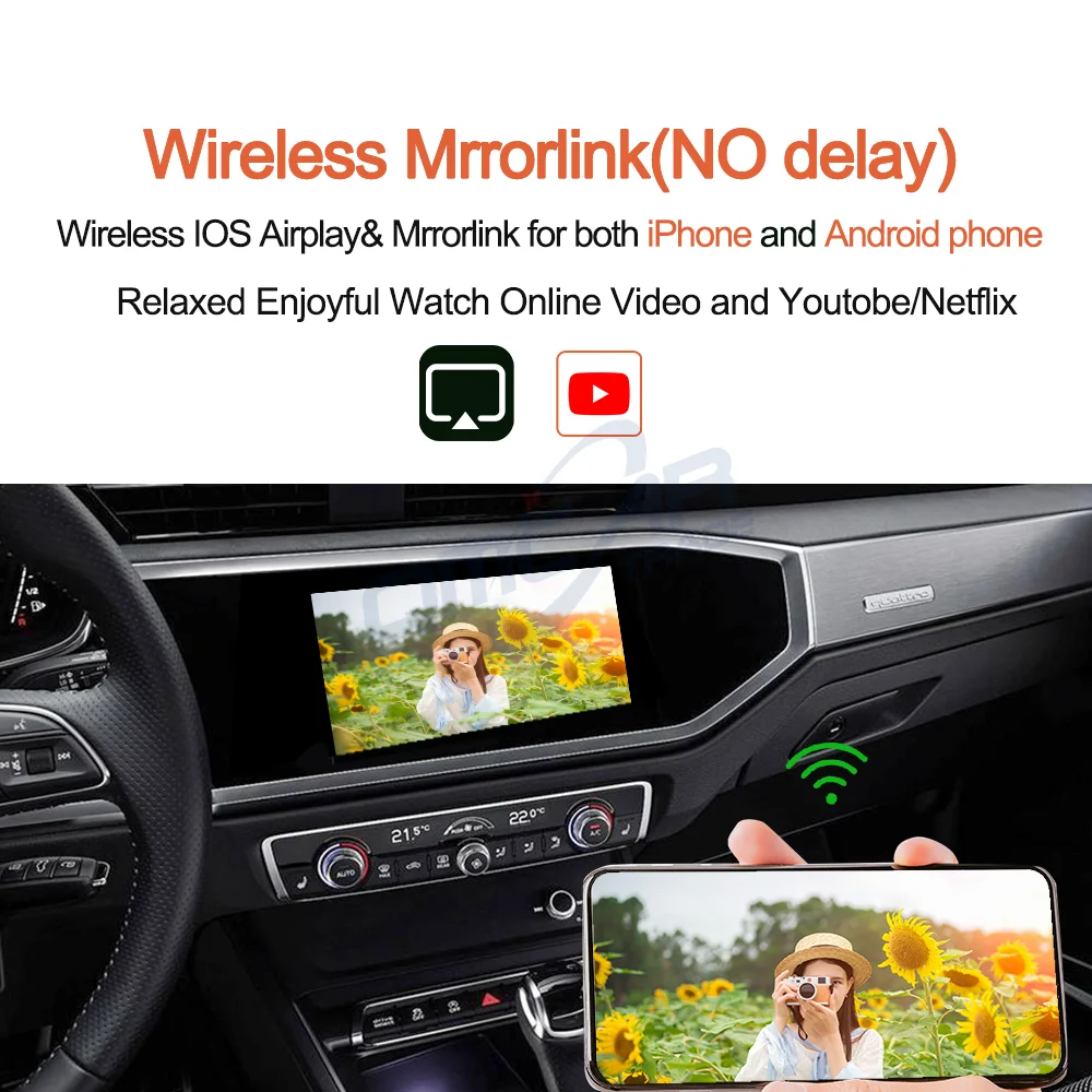 3 0 Wi-Fi версия Android 9 Smart Box беспроводной адаптер Carplay для Peugeot 2016-2020 Mirror link