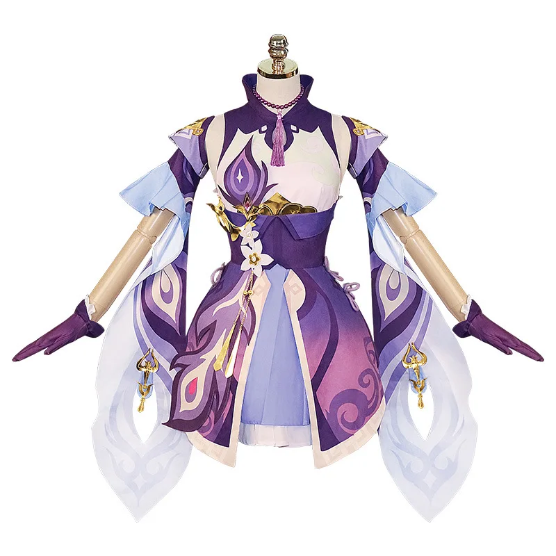 

Genshin Impact Keqing initial Liyue cosplay costume female full set