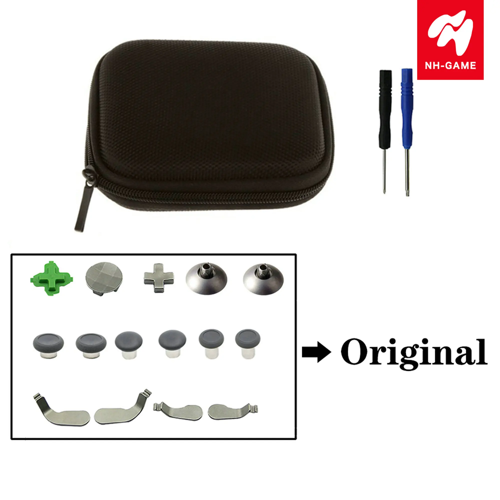 Full Set Grips Запчасти Передняя Верхняя панель корпуса КОРПУСА LB RB Кнопка задняя крышка Прорезиненные Ручки для Xbox One Elite геймпад - Цвет: Full Set Grips