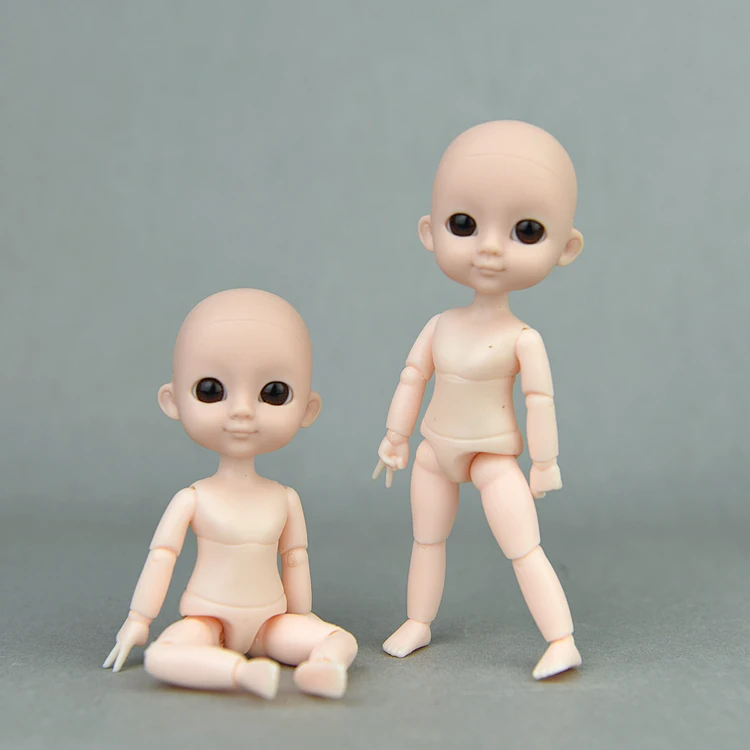 12 см маленькое тело Ob11 кукла мини подвижных суставов Bjd DIY без макияжа - Фото №1