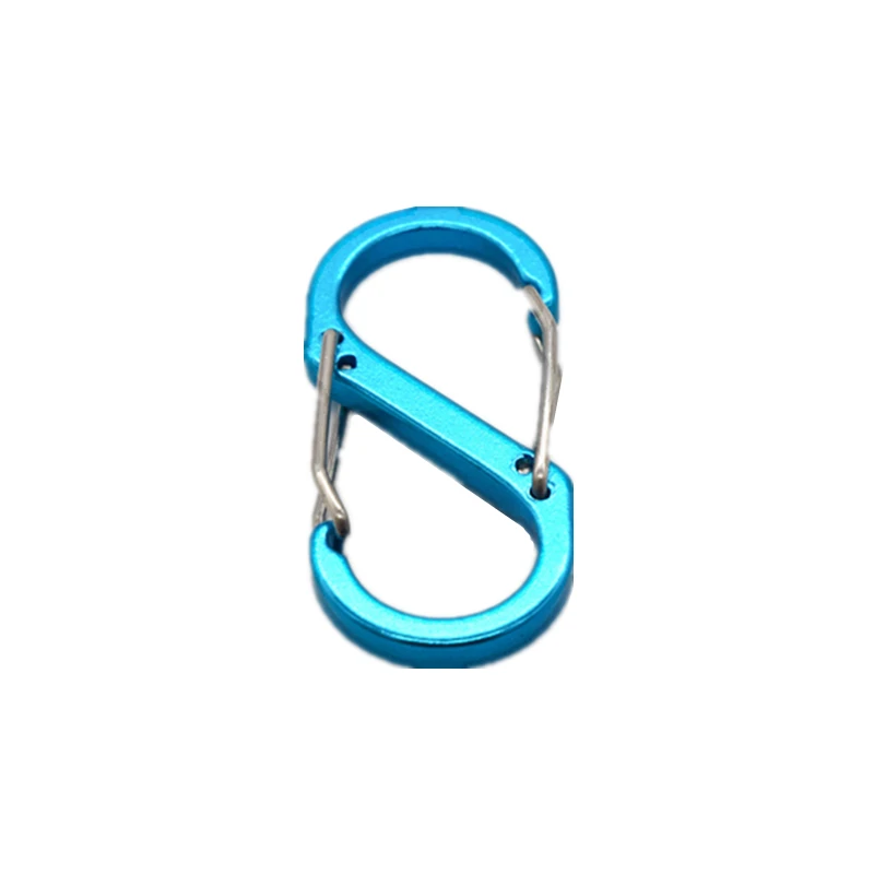 15 PCS Spring Hook Aluminum Alloy Carabiner Clasp Outdoor Backpack Camping Keychain Fishing Tools Lock Buckle Snap Clip | Обустройство