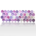 Самоклеющиеся виниловые 3D мозаичные плитки для кухни, ванной комнаты, пилинг и палка с шестигранной 3D наклейкой, водонепроницаемые