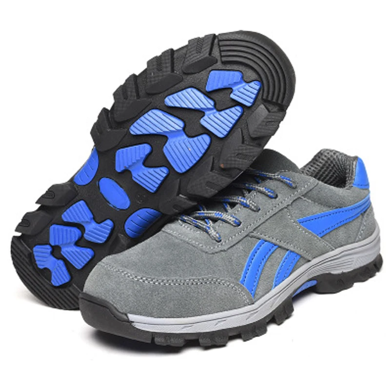 

Steel Toe Cap Safety Shoes Men's Outdoor SRC Non-slip Anti-static Work Boots Lightweight Sneakers Indestructible Work Shoes
