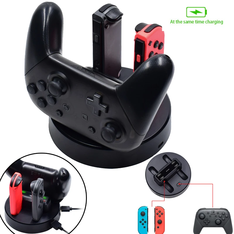 

5 in 1 switch Joy-con handled charging game console seat charging for Nintendo Switch Console Multifunctional Seat Charging