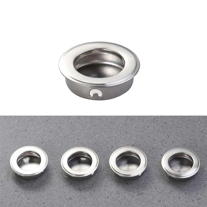 4 шт. нержавеющая сталь 35 мм вставные встраиваемые раздвижные дверные ручки