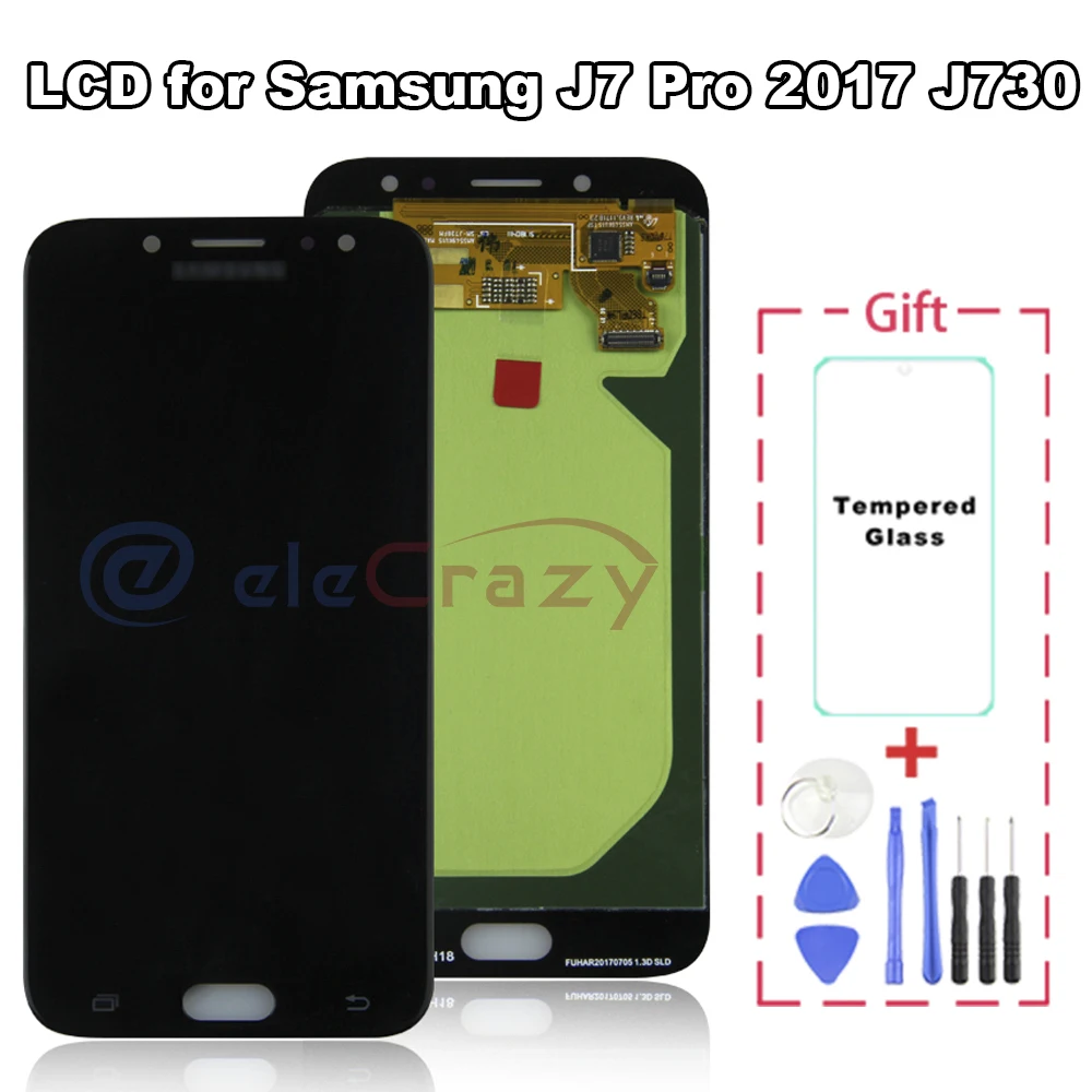 Original LCD for Samsung Galaxy J7 Pro 2017 J730 J730F J730FM Display Touch Screen Digitizer Assembly Replacement 100% tested