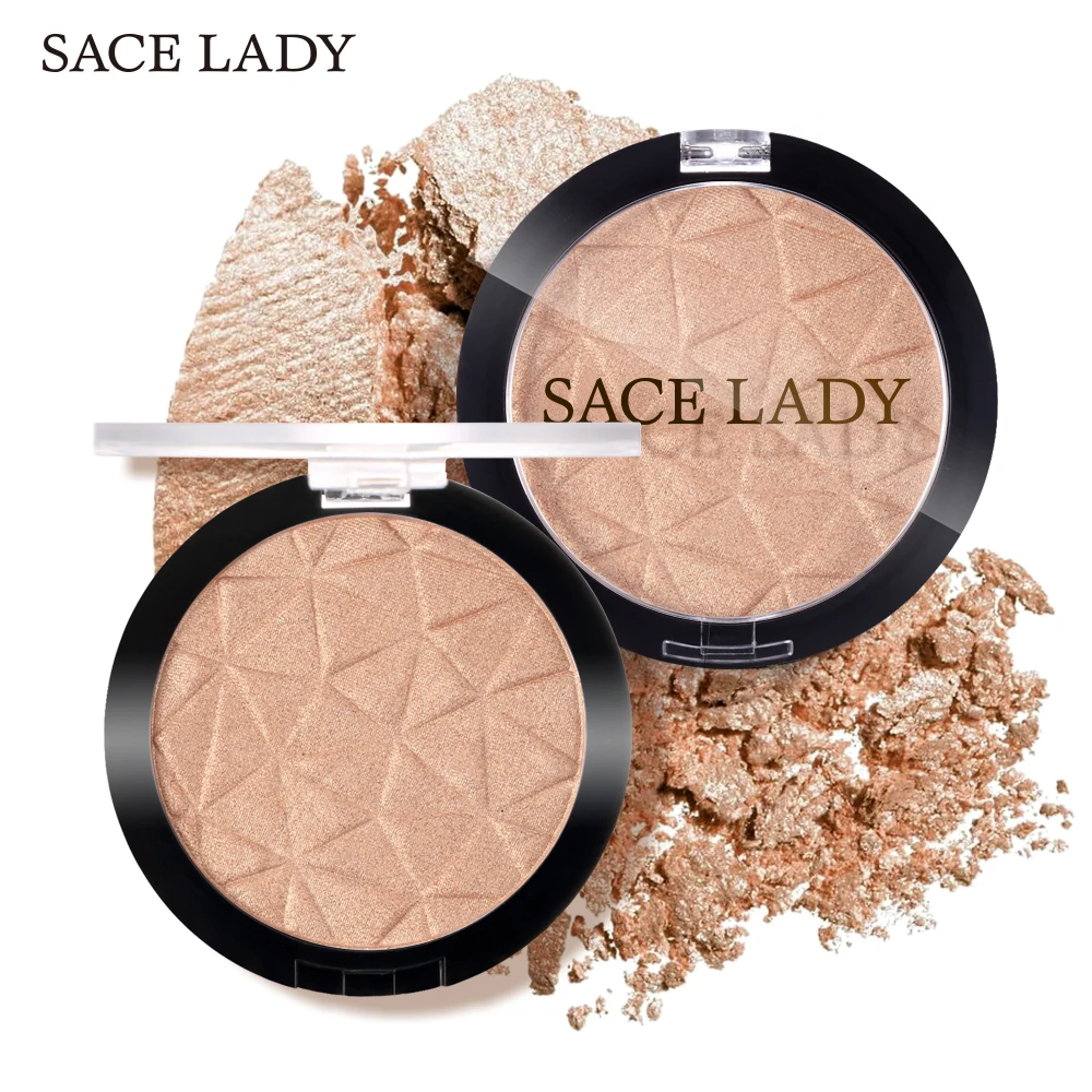  3 Color Highlighter Powder Palette Makeup Glow Face Contour Shimmer Illuminator Highlight Cosmetics Women |