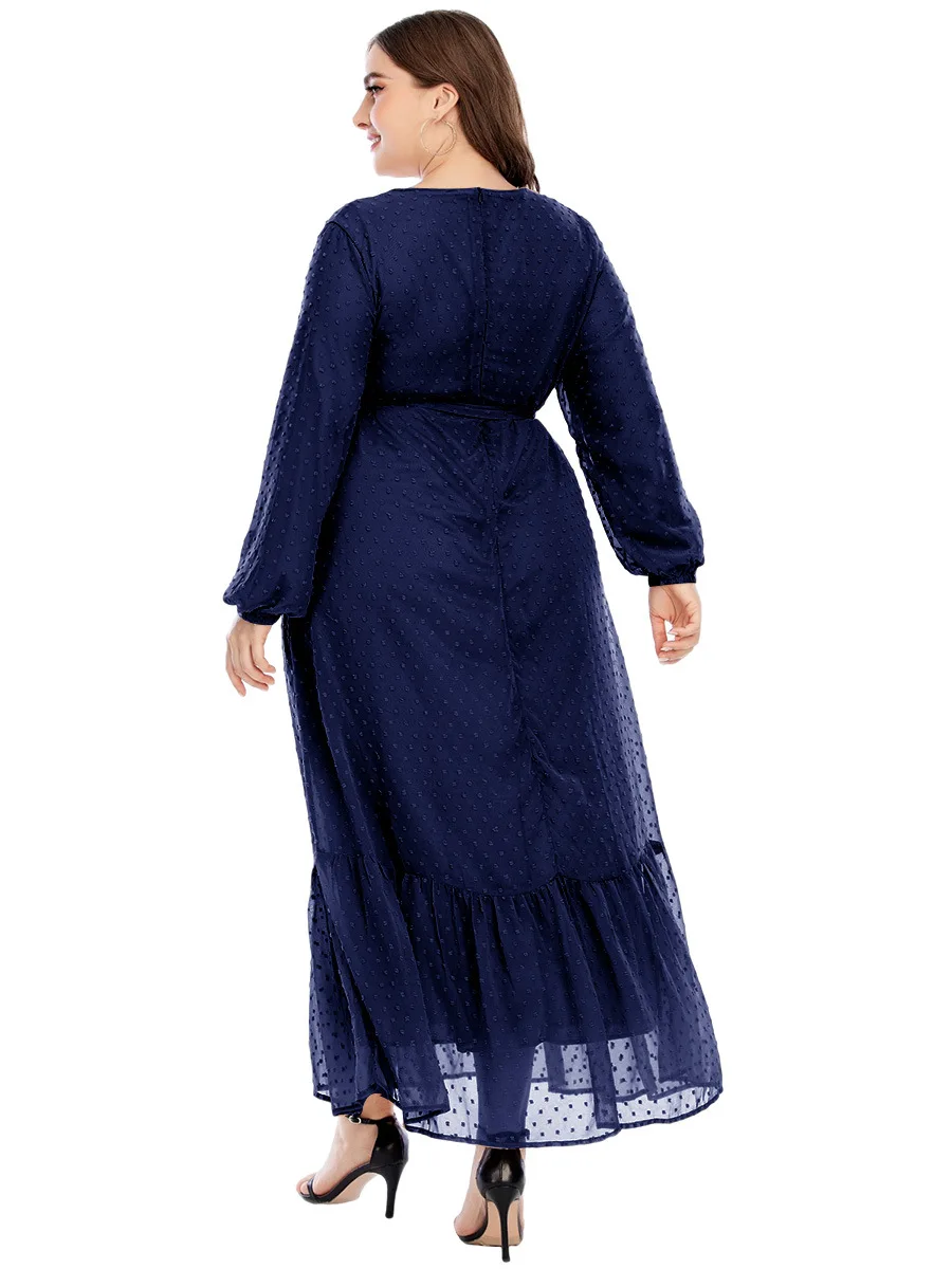 

Ramadan Turkey India Muslim Dress Lace-up Abaya Duabi Arabic Vestidos Moroccon Kaftan Islamic Clothing Jilbab Gown Robe 2021