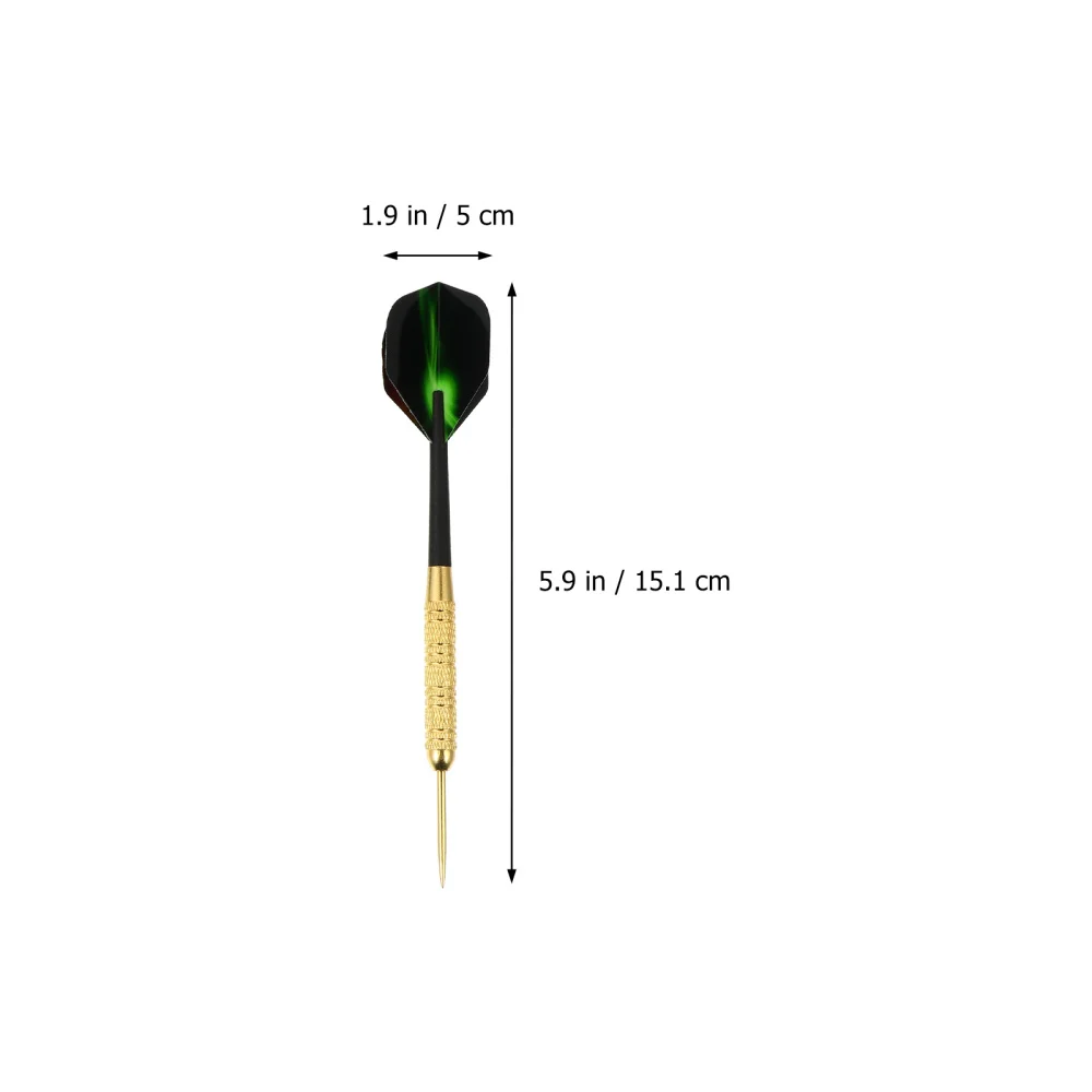 

12pcs Steel Tip Darts with Frosted Shafts Professional Dart Set for Kids Adults