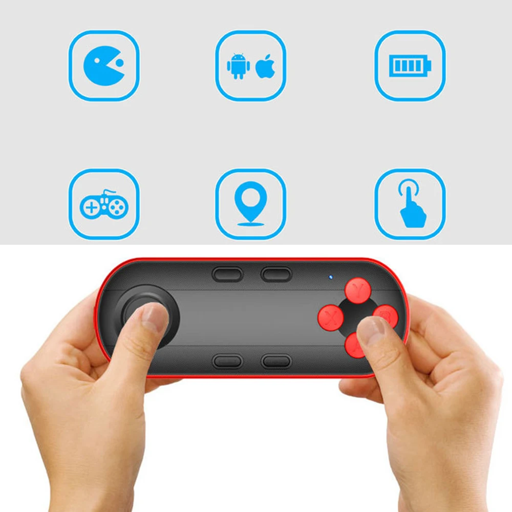 Игровой контроллер VR дистанционный Джойстик для IPhone IOS Xiaomi Android мини Bluetooth геймпад