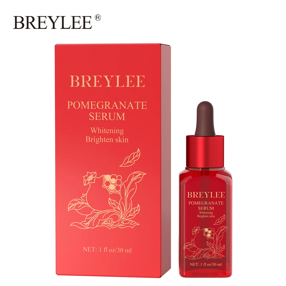 

Новинка, сыворотка для лица BREYLEE с красным гранатом, Антивозрастная Отбеливающая увлажняющая масляная эссенция для ухода за лицом