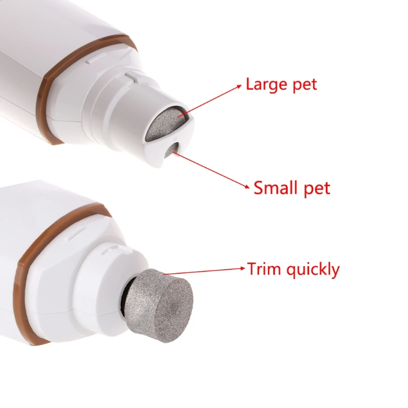 

Pet Nail Grinder Electric Grooming Paws Dog Puppy Cat Trimmer Clipper Safe Care