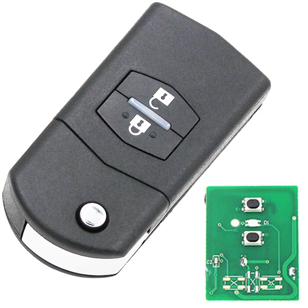 XRSHKEY 2-кнопочный складной дистанционный ключ умный Автомобильный 315/ 433 МГц для M3 M6