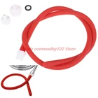 Новинка, 1 комплект, мягкая клизма, гигиеническая труба для очистки анального отверстия для женщин, мужчин, геев, вагинальный и анальный очиститель, насадка для душа