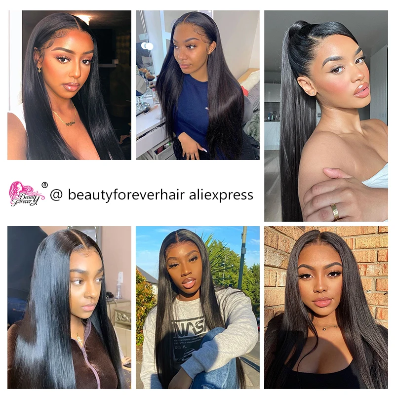 BEAUTY FOREVER малазийские прямые человеческие волосы 100% Remy 3 пряди 8-30 дюймов