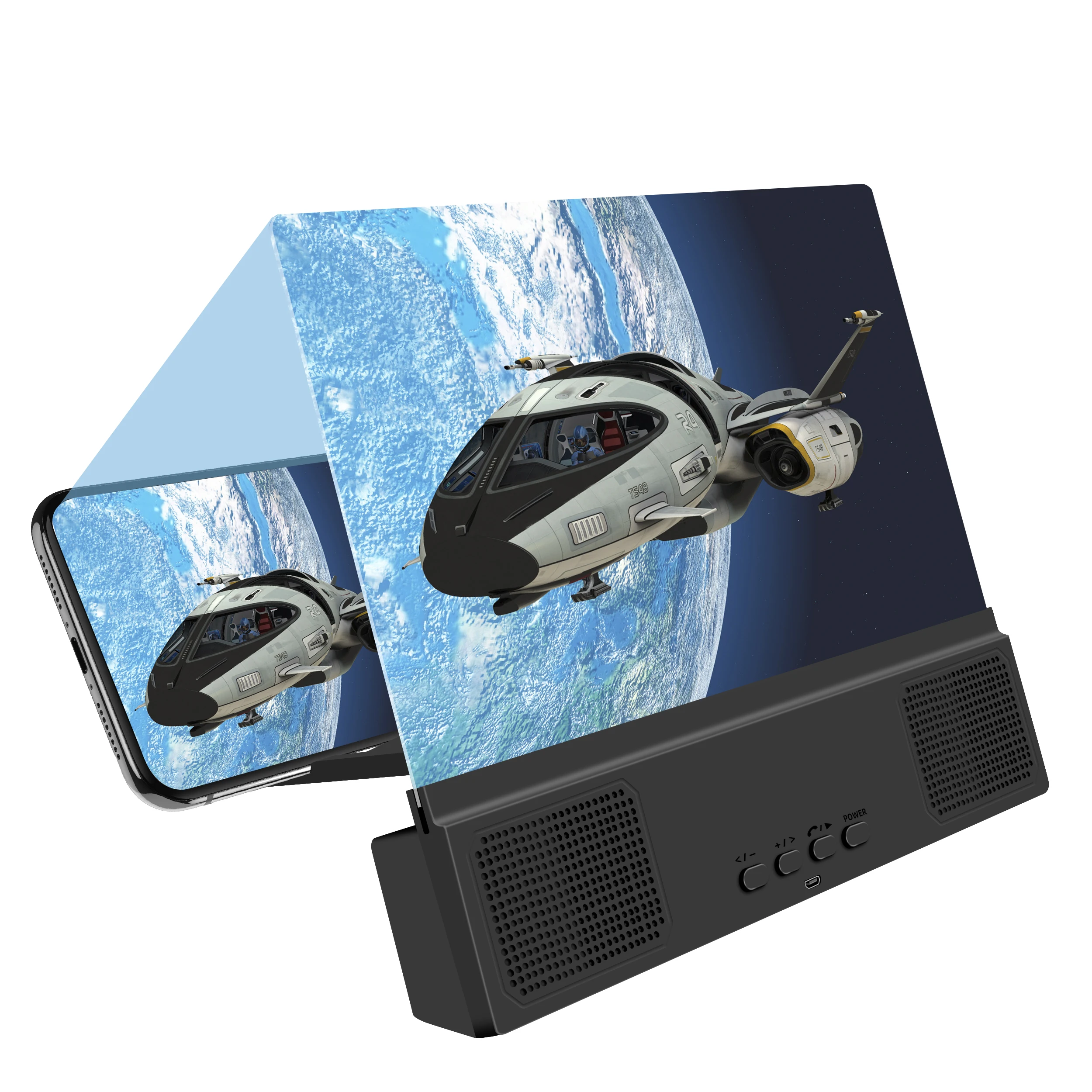 12-дюймовый экран Лупа с BT динамиком портативный HD усилитель экрана телефона