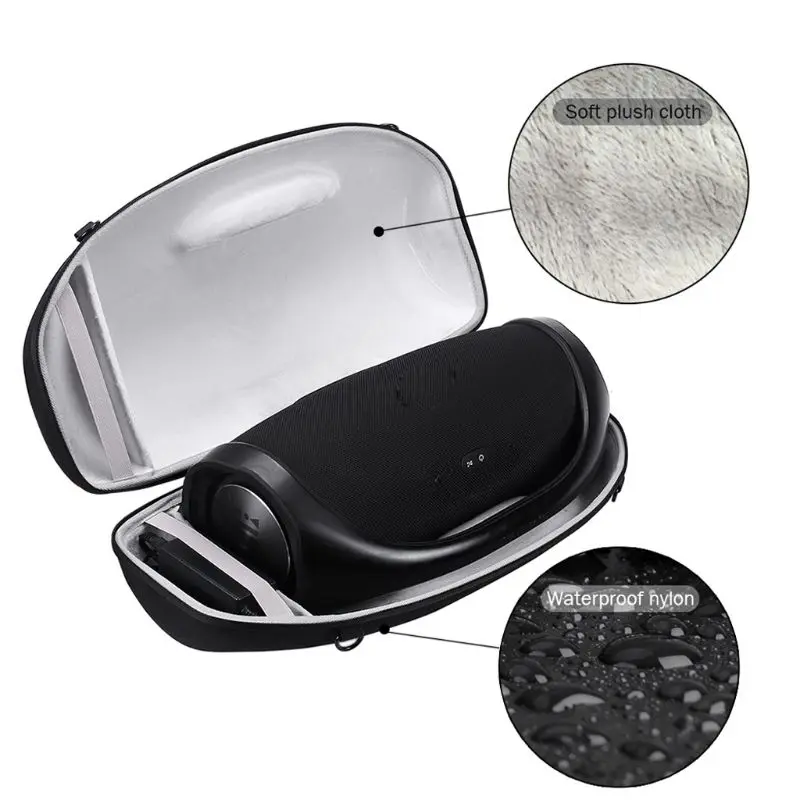 

Portable Travel Carry Case Cover Bag With Shoulder Strap For Boombox Bluetooth Wireless Speaker and Charger WXTA