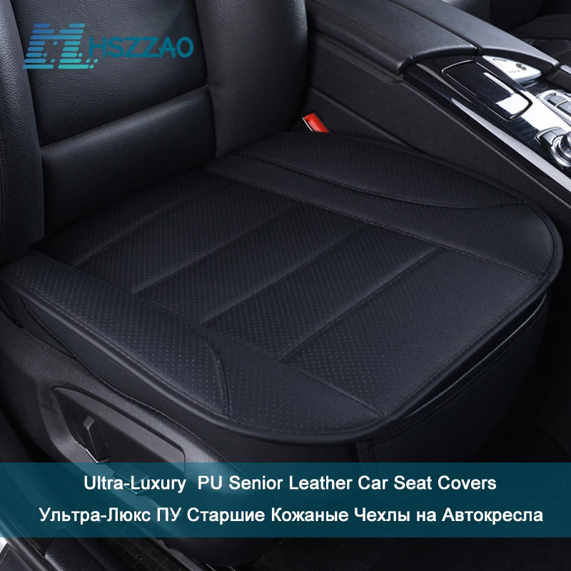 Ultra lüks araba koltuğu koruma tek koltuk arkalığı olmadan PU üst düzey deri araba klozet kapağı en dört kapılı sedan & SUV