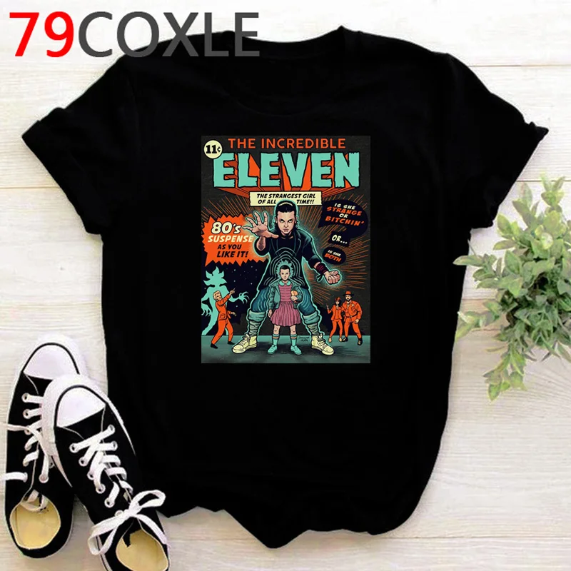 Новинка сезон 4 футболка очень странные дела женские летние топы с милым