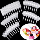 50 шт., пластиковые пипетки для мороженого, шоколада, 4 мл