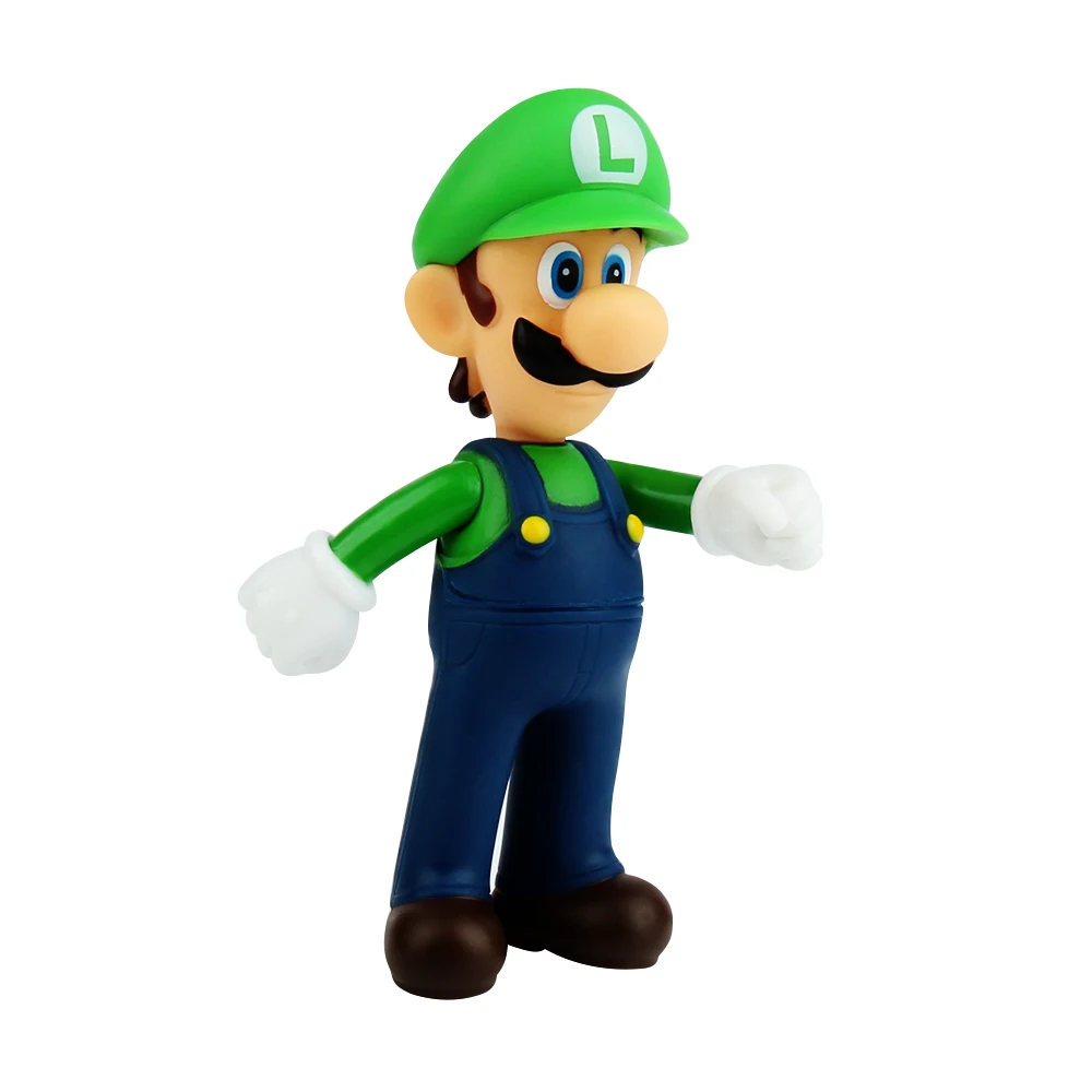 Фигурки супер Mario Bross Luigi ПВХ 13 см игрушки для детей вечерние подарок на день