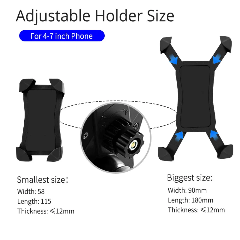 Держатель для телефона велосипеда мотоцикла смартфона крепление зеркала