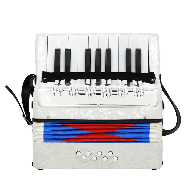 

Professional 17 Key Mini Accordion Educational Musical Instrument Toy Cadence Band for Kids Children Adults Gift