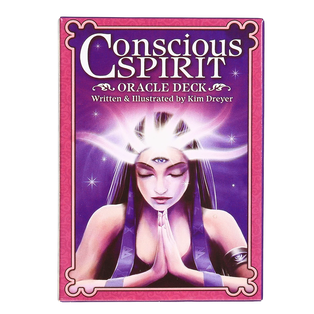 

44 Pcs Oracle Tarot Cards conscious spirit Card Board Deck Games Palying Cards For Party Game