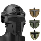 Маска на все лицо для страйкбола, военная ударопрочная тактическая Боевая маска для пейнтбола, защитная уличная маска Wargame CS для охоты