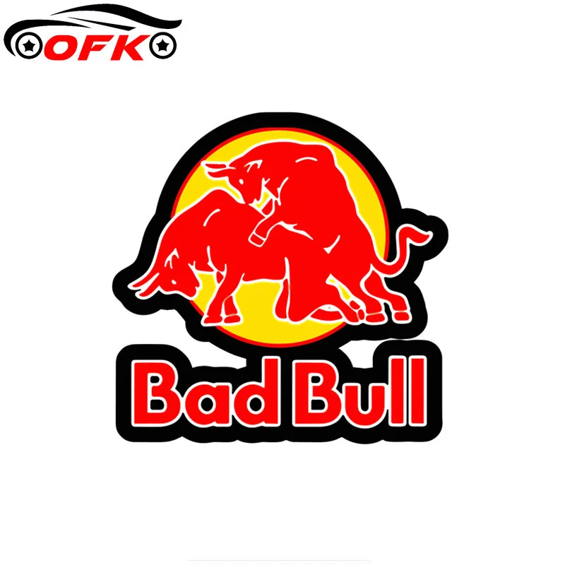 

Car Stickers Decor Motorcycle Decals Funny Bad Red of Bull Graphics Decorative Accessories Creative Waterproof PVC,15cm*15cm