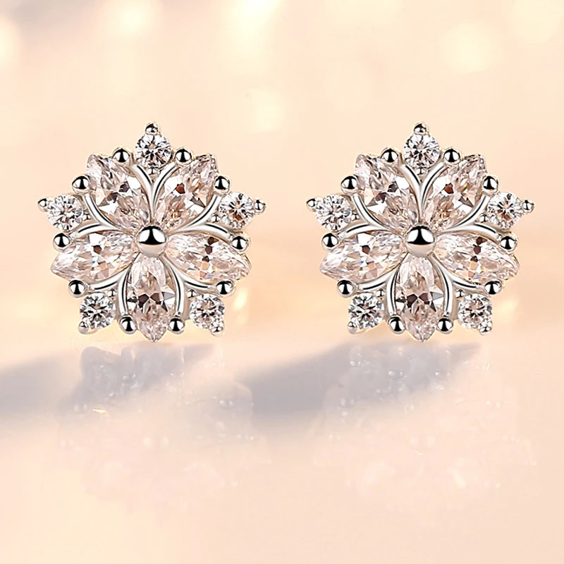 Милые модные креативные ювелирные изделия роскошные циркониевые серьги женские