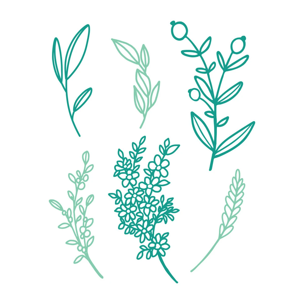 

Sprigs Metal Cutting Dies Scrapbook Diary Embossing Template DIY Greeting Card Stamps Stencil Handmade 2021 NEW Arrive Products