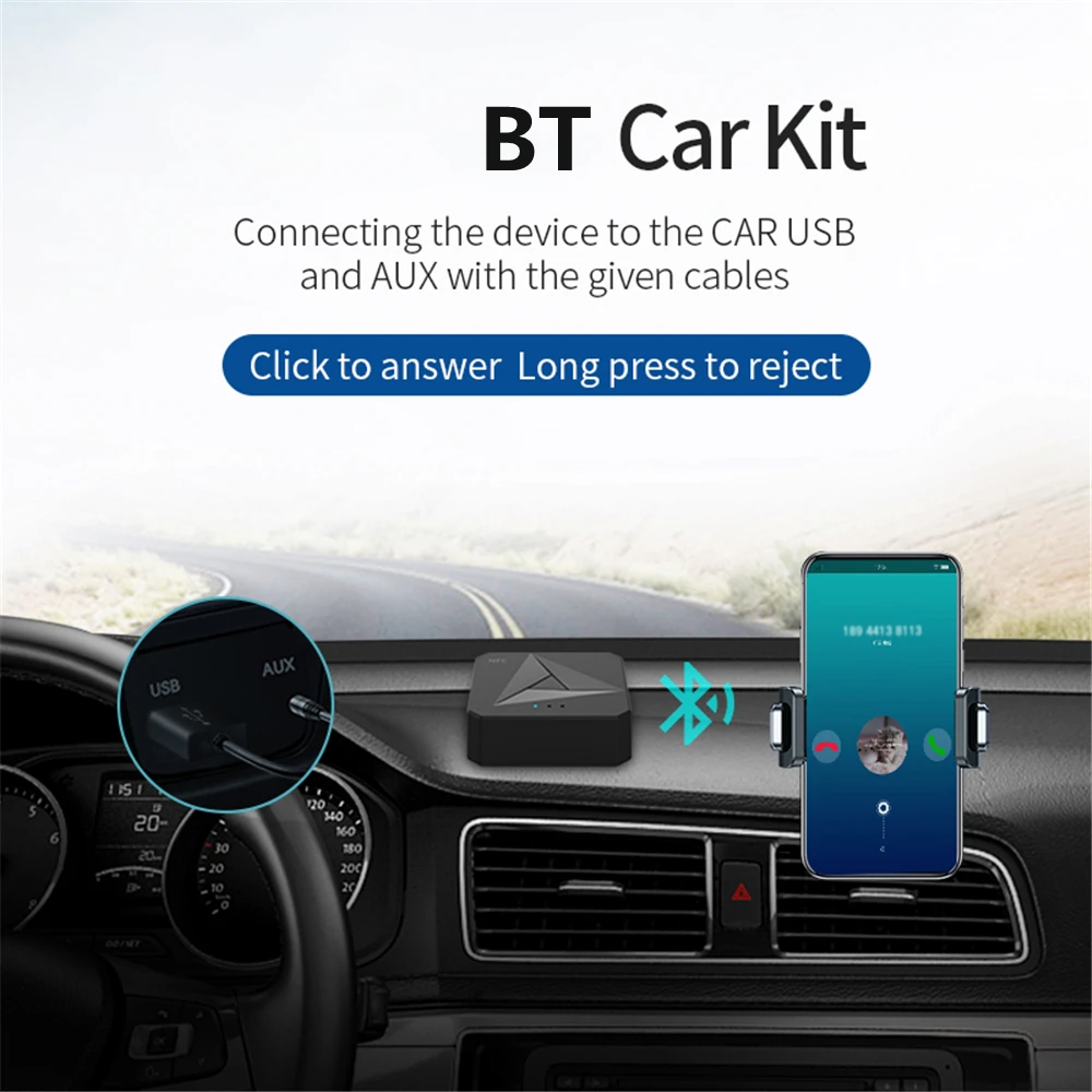 Bluetooth-приемник 5 0 передатчик 3 мм A2DP/AVRCP Музыкальный беспроводной аудиоадаптер