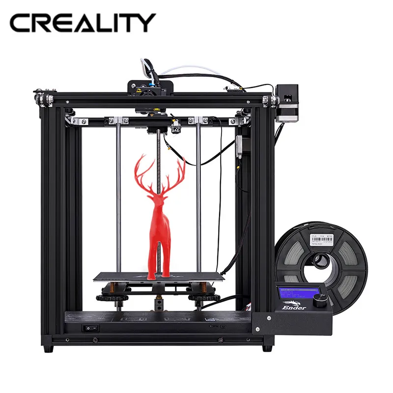 Новейший Ender-5 Creality 3d принтер Ender-5 принтер со стабильной мощностью закрытая структура с отключением питания печать 220*220*300