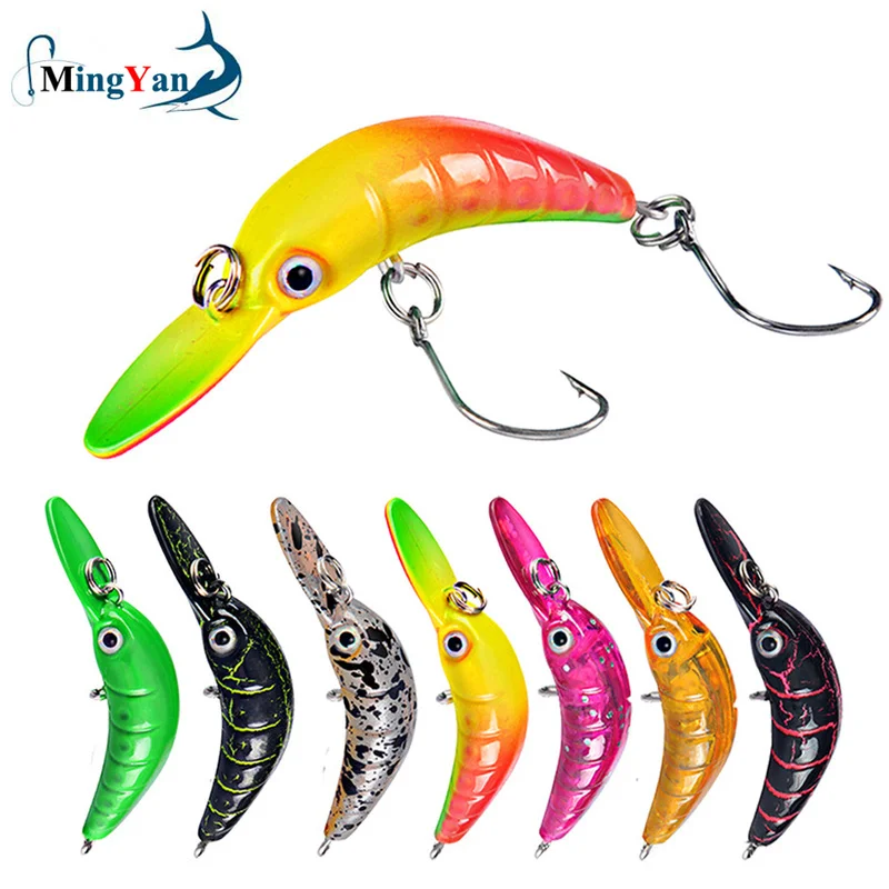 

1 шт. Тонущая приманка в виде гольяна 5 см, 2,5 г, Мини искусственная жесткая искусственная приманка, воблеры для форели, щуки, окуня, Снасть