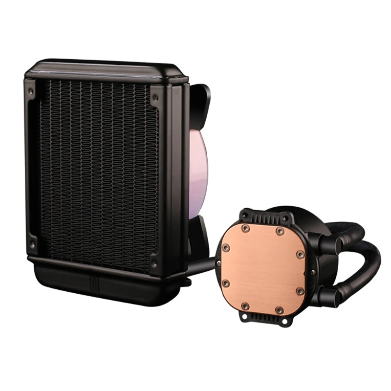

120mm/240mm Computer Liquid Water Cooling Fan RGB Heatsink Integrated CPU Radiator for LGA 1150 1151 1155 AM3 + AM4