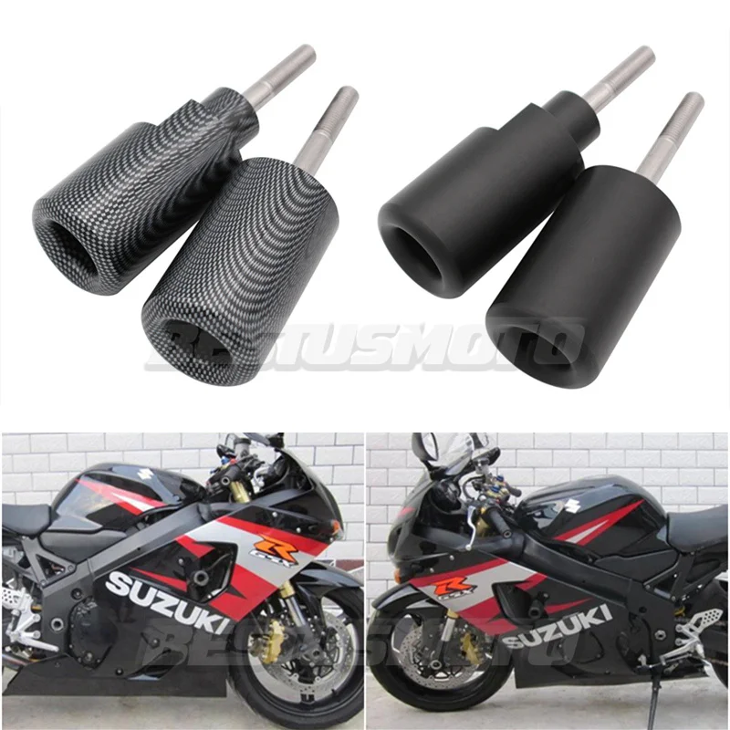 Мотоциклетные карбоновые и черные ползунки без рамки защита от падения для Suzuki