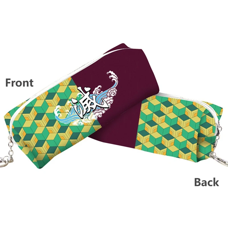 

Anime Demon Slayer: Kimetsu no Yaiba Pencil Case Large Capacity Pencil Bag Student Stationery Storage Bag