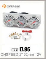 CNSPEED тройной столб Gauge Pod/автоматический датчик/Автомобильный счетчик/Автомобильный столб gauge/XS100220