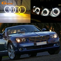 for chrysler crossfire 2004 2005 2006 2007 2008 ultra bright dual color switchback day light turn signal smd led angel eyes