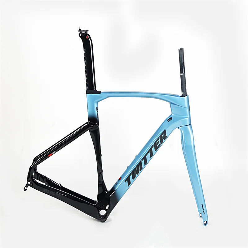 

TWITTER carbon frame off-road gravel 700*40C carbon fiber road bike frame road bike road bike frame carbon road bike frame2021