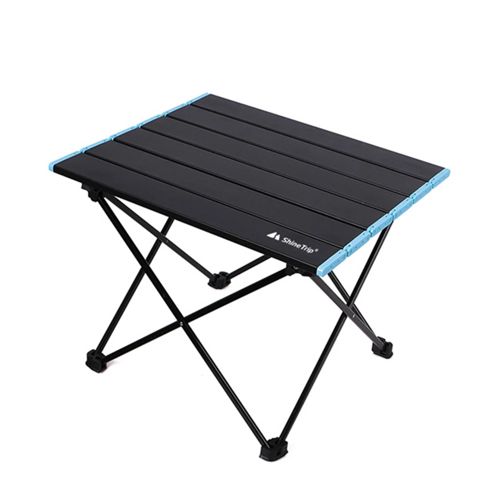Mesa plegable para acampar al aire libre, aleación de aluminio, portátil, para Picnic, barbacoa, escritorio pequeño