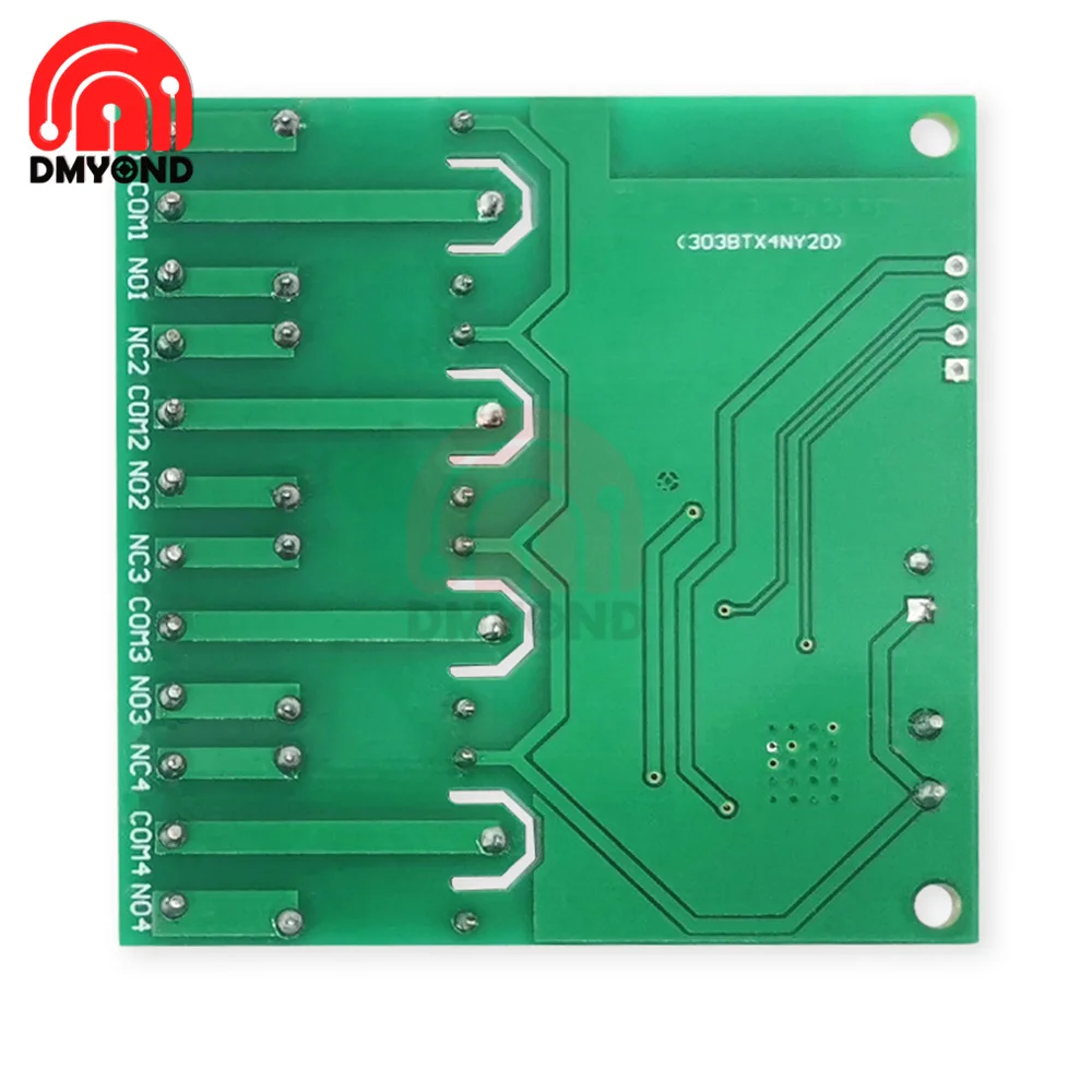 Реле дистанционного управления 5 В/12 В 4 канала Bluetooth Интернет вещей умный дом